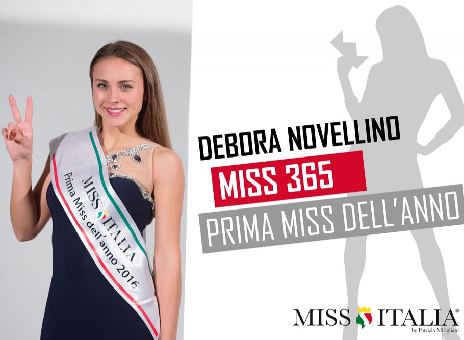 LA CALCIATRICE DEBORA NOVELLINO “MISS 365 - PRIMA MISS DELL’ANNO 2016