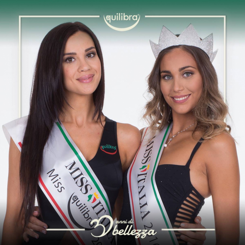 Rachele Risaliti e Marta Cerreto, Miss Equilibra, a Cosmoprof  2017