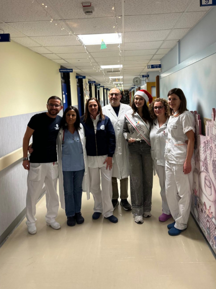 KATIA IN VISITA ALL’OSPEDALE DI POTENZA