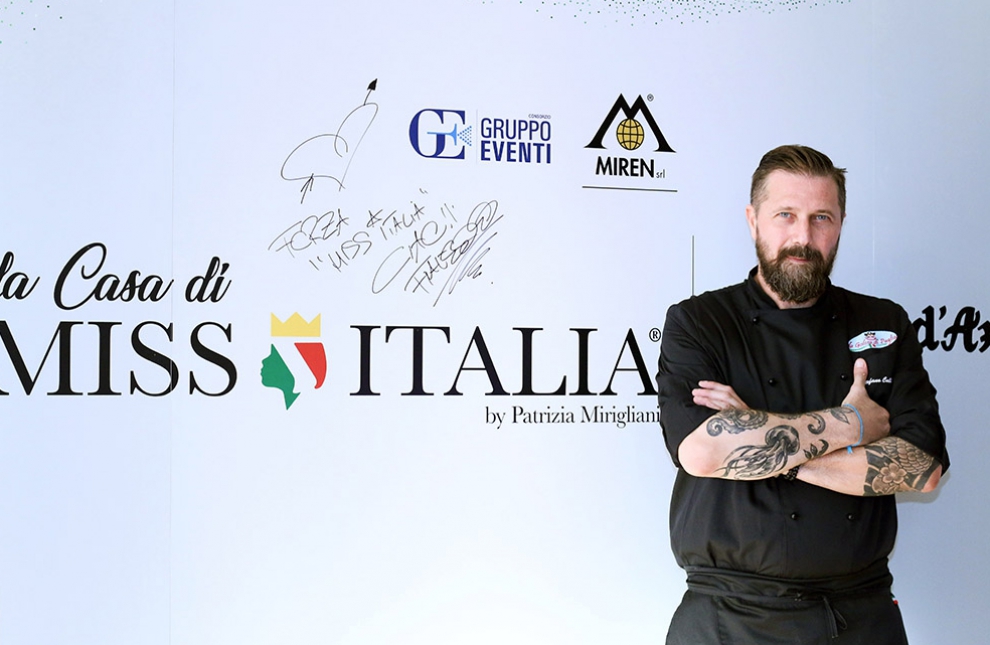 Il Masterchef Stefano Callegaro a La Casa di Miss Italia