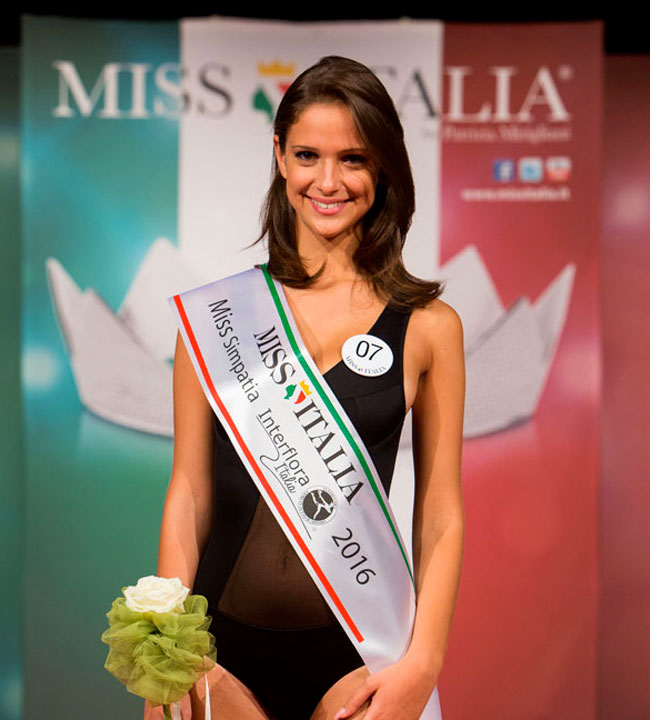 Sara Barone - Miss Simpatia Interflora 2016